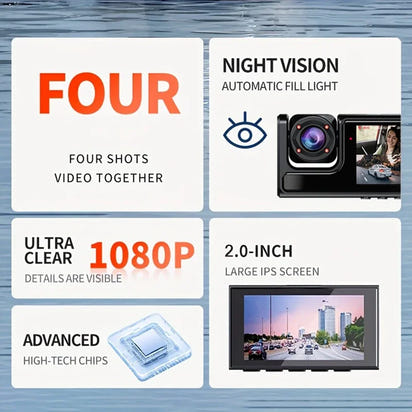 4 Kanal HD Araç Kamerası™