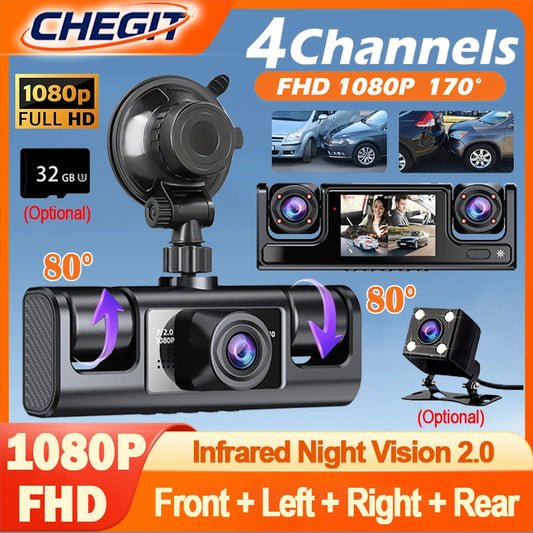 4 Kanal HD Araç Kamerası™